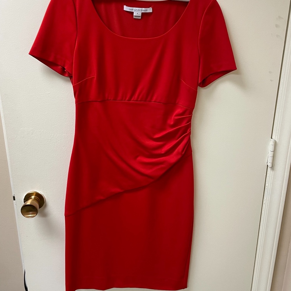 Diane Vonfurstenberg Bevina Dress Tomato